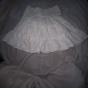 White high waisted skirt American eagle.